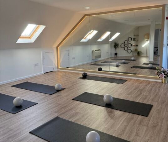 This is the Mat space for the classes at SoulSpace Reformer Pilates